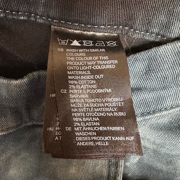 H&M Women's Tie Dye Stretch Skinny Jeans Size‎ 4 - Picture 3 of 4